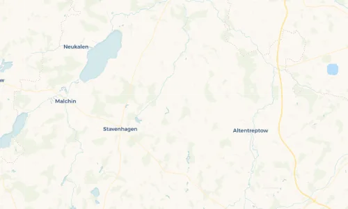 Regenradar Vorschaubild - Aktuelle Niederschläge in Kriesow und Umgebung