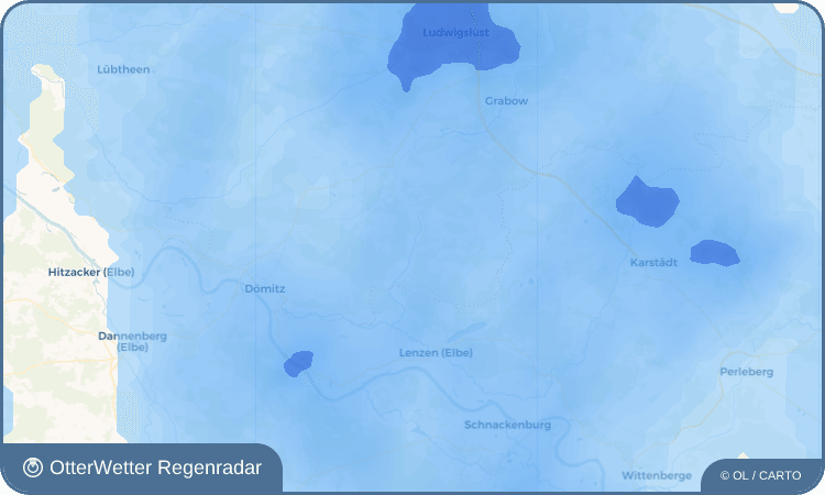 OtterWetter Regenradar-Widget Krinitz