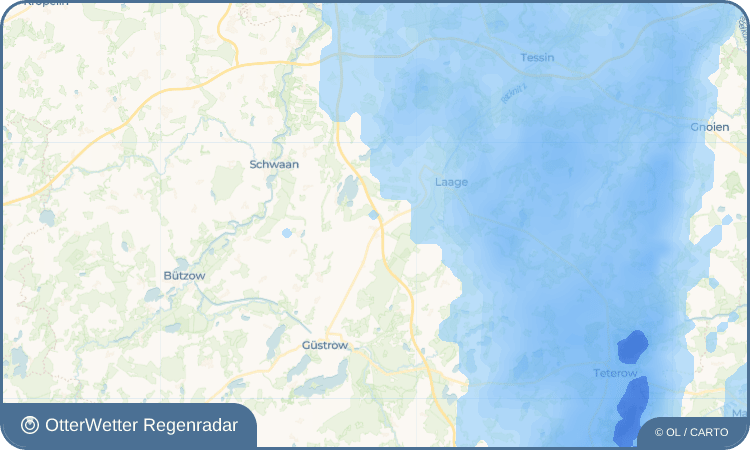 Widget-Vorschau für Kritzkow Wetter-Widget-Vorschau mit Vorhersagedaten für Kritzkow