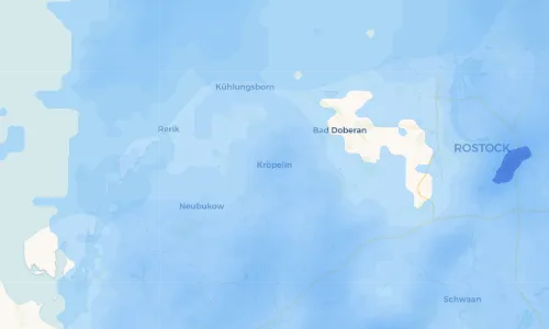 Regenradar Vorschaubild - Aktuelle Niederschläge in Kröpelin und Umgebung