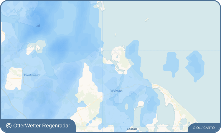 OtterWetter Regenradar-Widget Kröslin