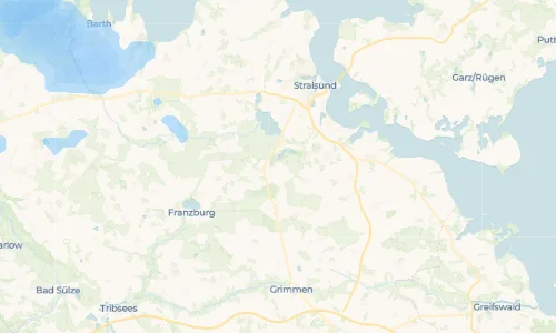 Regenradar Vorschaubild - Aktuelle Niederschläge in Krummenhagen und Umgebung