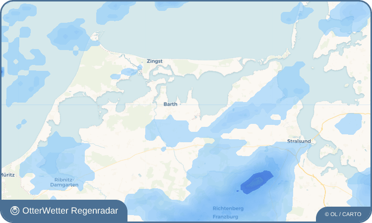 Wetter-Widget-Vorschau mit Vorhersagedaten für Küstrow
