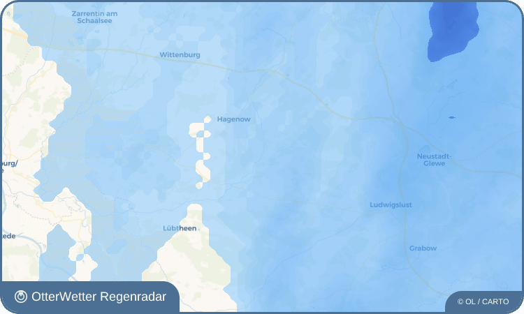 OtterWetter Regenradar-Widget Kuhstorf