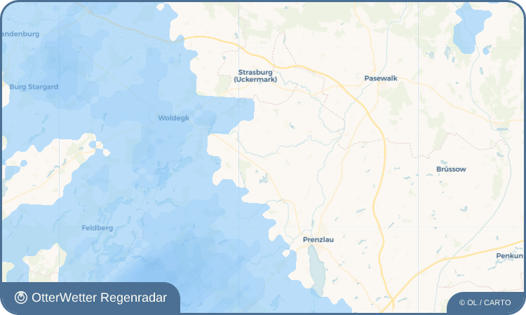 OtterWetter Regenradar-Widget Kutzerow