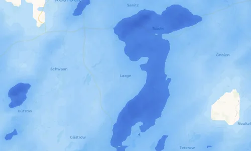 Regenradar Vorschaubild - Aktuelle Niederschläge in Laage und Umgebung
