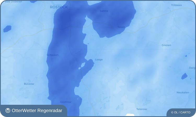 OtterWetter Regenradar-Widget Laage