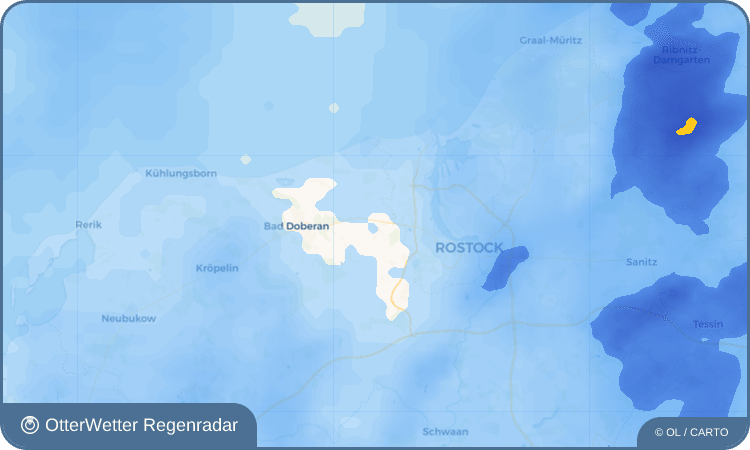 OtterWetter Regenradar-Widget Lambrechtshagen