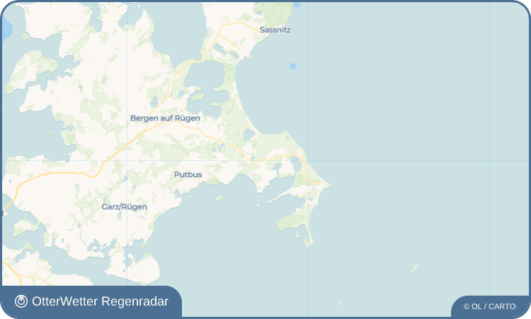 OtterWetter Regenradar-Widget Lancken-Granitz