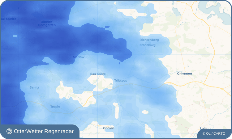 OtterWetter Regenradar-Widget Landsdorf