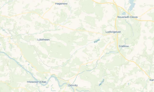 Regenradar-Vorschau: aktuelle Niederschläge in Leussow und Umgebung