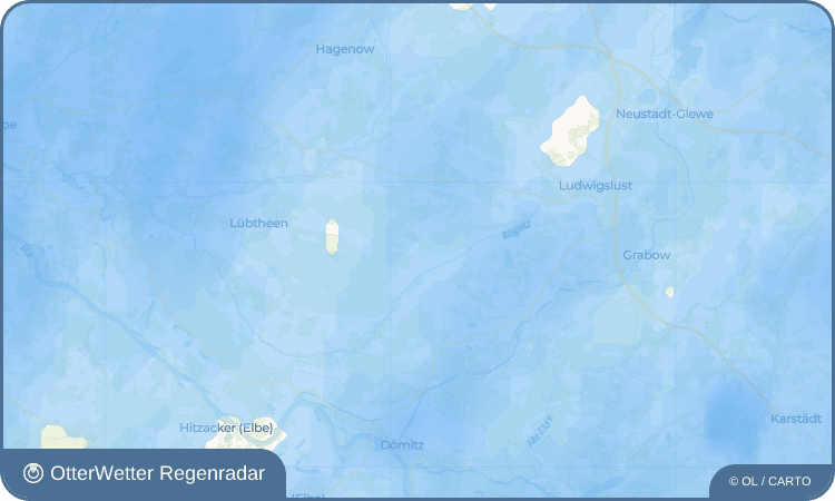 Widget-Vorschau für Leussow Wetter-Widget-Vorschau mit Vorhersagedaten für Leussow