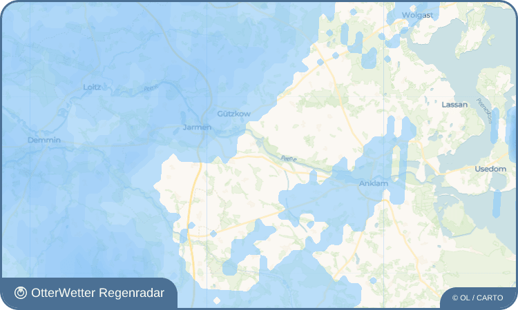 OtterWetter Regenradar-Widget Liepen