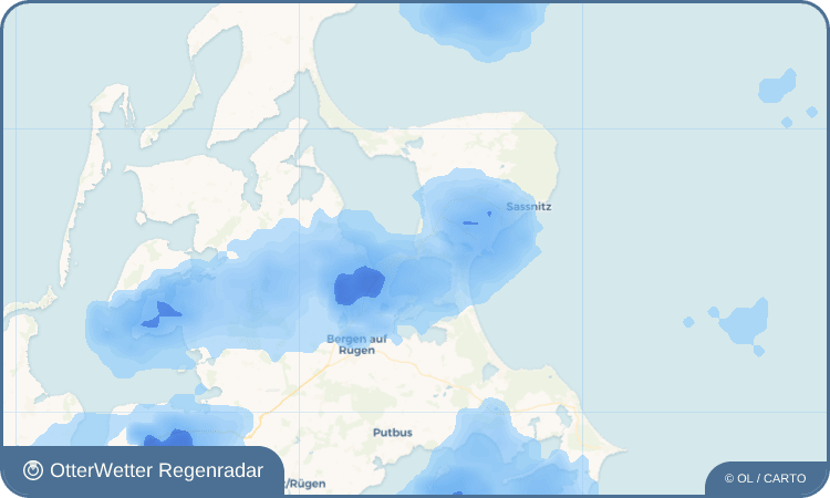 OtterWetter Regenradar-Widget Lietzow