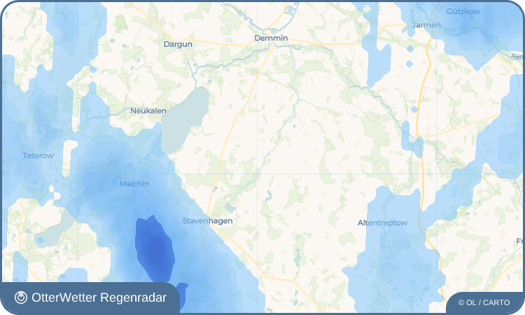 OtterWetter Regenradar-Widget Lindenberg