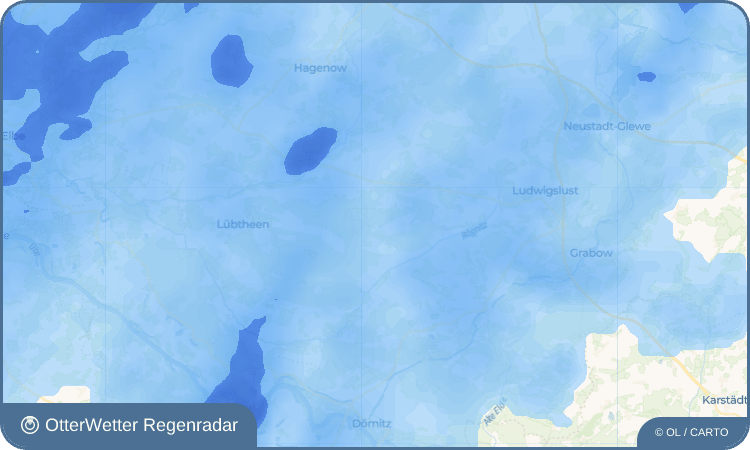 OtterWetter Regenradar-Widget Loosen