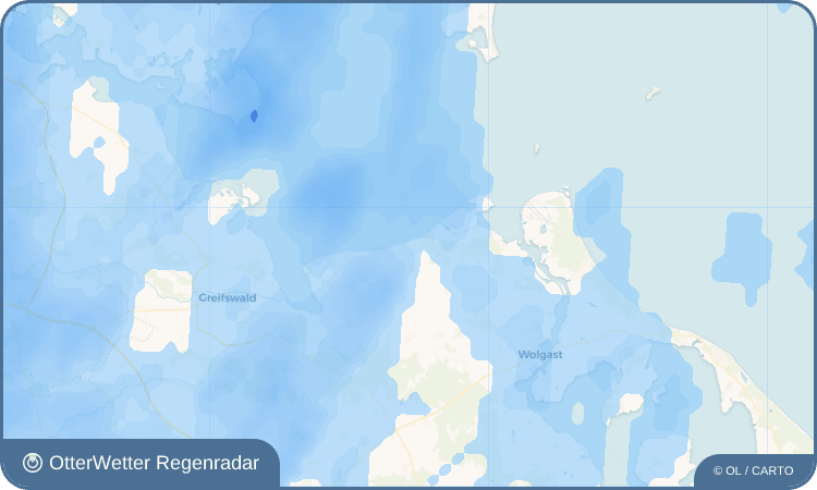 OtterWetter Regenradar-Widget Lubmin