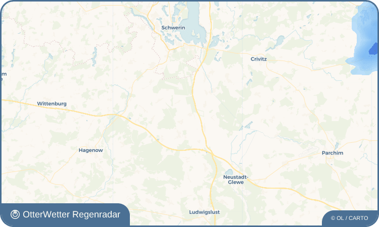 OtterWetter Regenradar-Widget Lübesse
