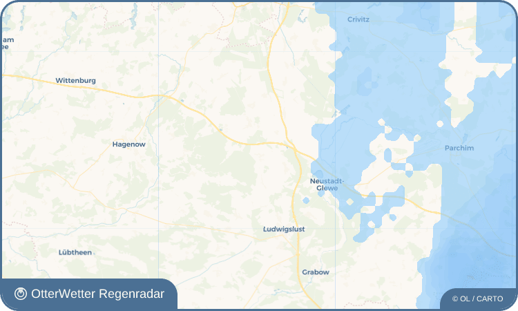 OtterWetter Regenradar-Widget Lüblow