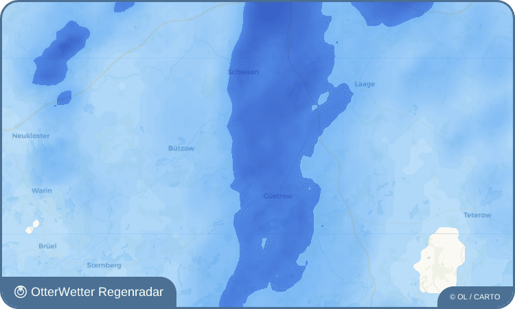 OtterWetter Regenradar-Widget Lüssow