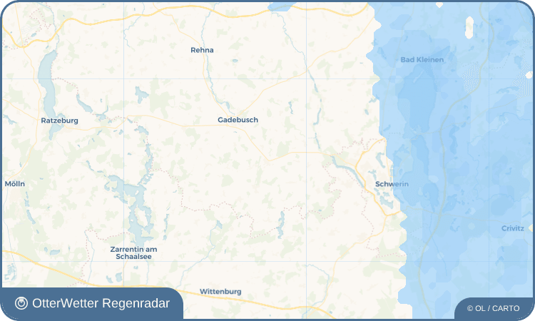 OtterWetter Regenradar-Widget Lützow