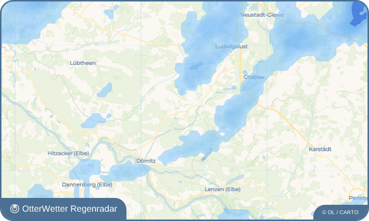 OtterWetter Regenradar-Widget Malk Göhren