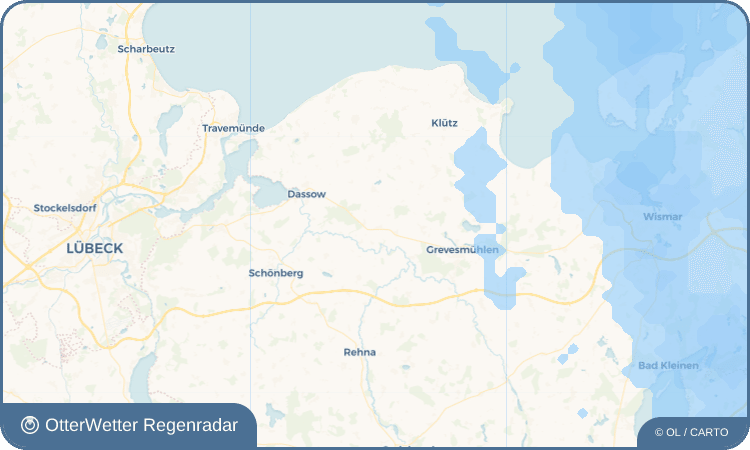 OtterWetter Regenradar-Widget Mallentin