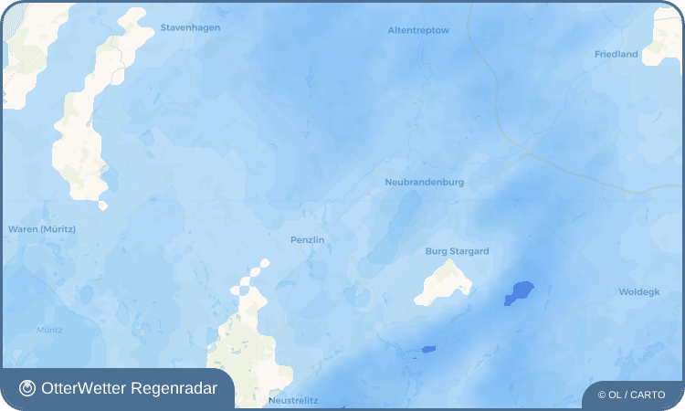 OtterWetter Regenradar-Widget Mallin