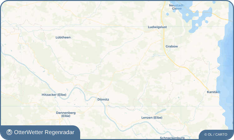 OtterWetter Regenradar-Widget Malliß