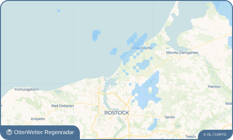 OtterWetter Regenradar-Widget Markgrafenheide