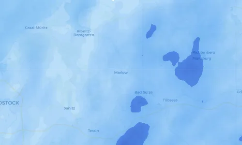 Regenradar Vorschaubild - Aktuelle Niederschläge in Marlow und Umgebung