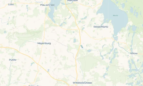 Regenradar-Vorschau: aktuelle Niederschläge in Massow und Umgebung