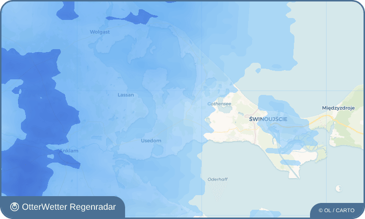 OtterWetter Regenradar-Widget Mellenthin
