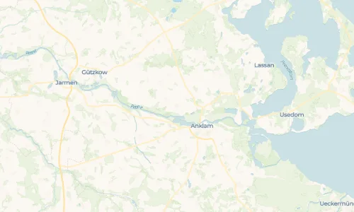 Regenradar Vorschaubild - Aktuelle Niederschläge in Menzlin und Umgebung