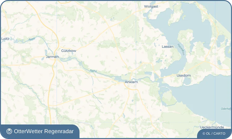 Wetter-Widget-Vorschau mit Vorhersagedaten für Menzlin