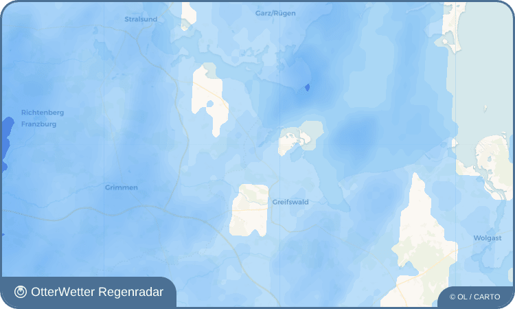 OtterWetter Regenradar-Widget Mesekenhagen