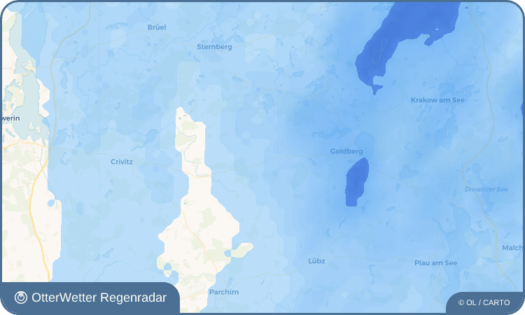 OtterWetter Regenradar-Widget Mestlin