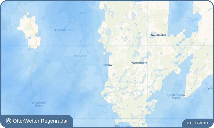 OtterWetter Regenradar-Widget Mirow