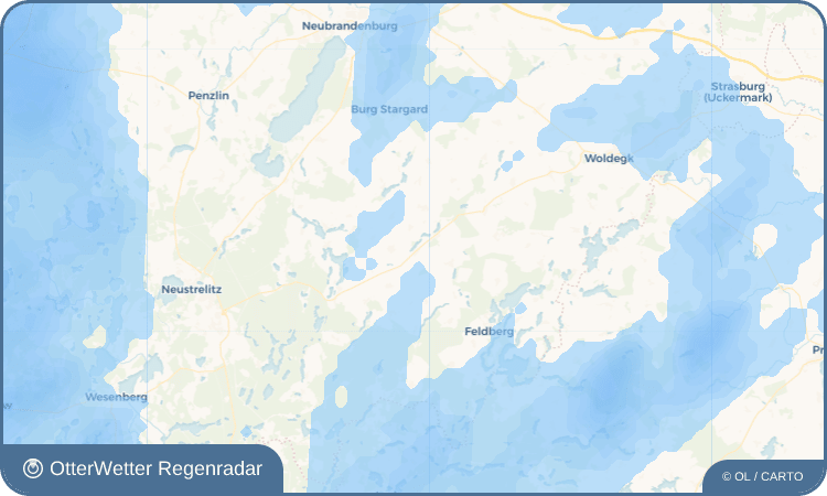 OtterWetter Regenradar-Widget Möllenbeck
