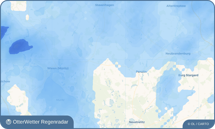 Widget-Vorschau für Möllenhagen Wetter-Widget-Vorschau mit Vorhersagedaten für Möllenhagen