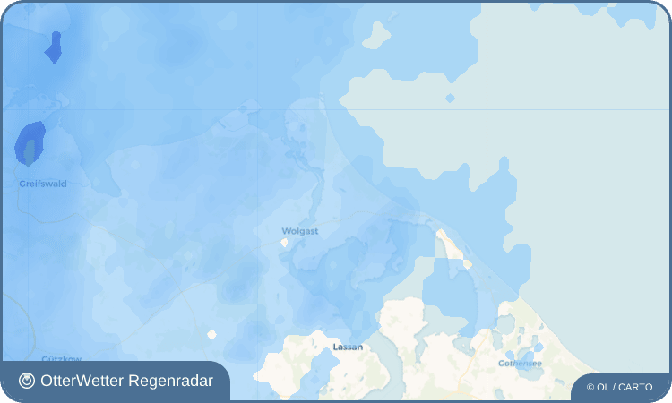OtterWetter Regenradar-Widget Mölschow
