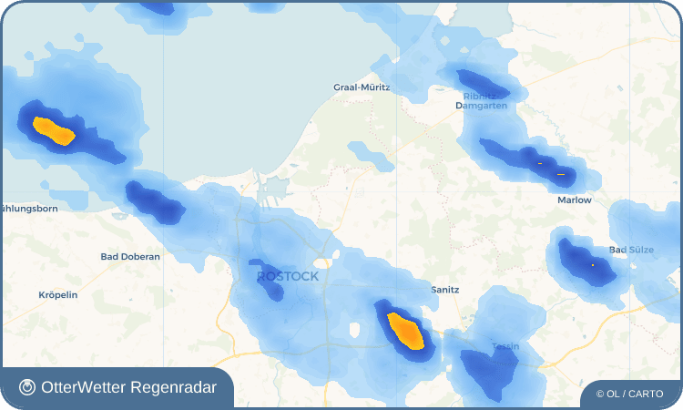 OtterWetter Regenradar-Widget Mönchhagen