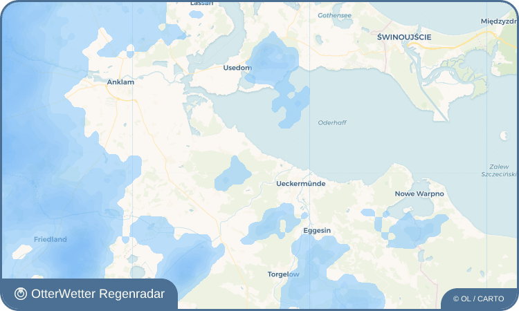 OtterWetter Regenradar-Widget Mönkebude