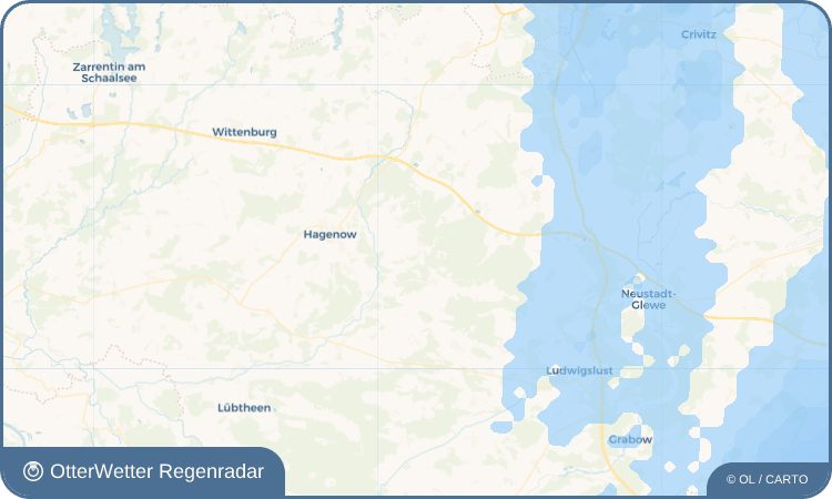 OtterWetter Regenradar-Widget Moraas