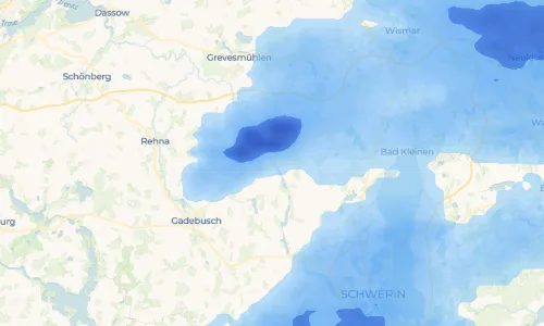 Regenradar Vorschaubild - Aktuelle Niederschläge in Mühlen Eichsen und Umgebung