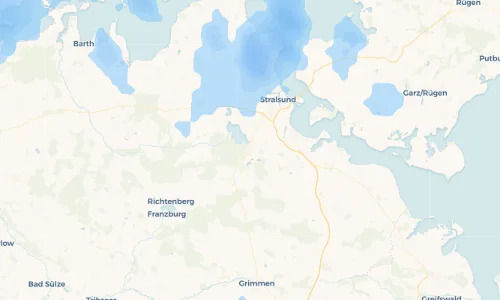Regenradar Vorschaubild - Aktuelle Niederschläge in Negast und Umgebung