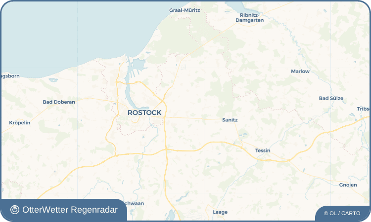 OtterWetter Regenradar-Widget Neu Broderstorf