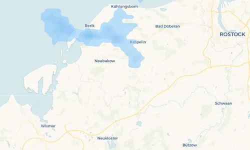 Regenradar-Vorschau: aktuelle Niederschläge in Neu Karin und Umgebung