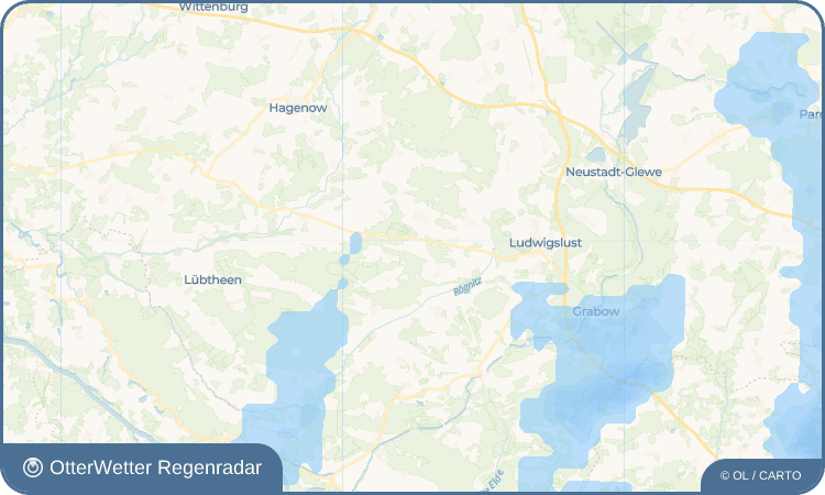 OtterWetter Regenradar-Widget Neu Krenzlin