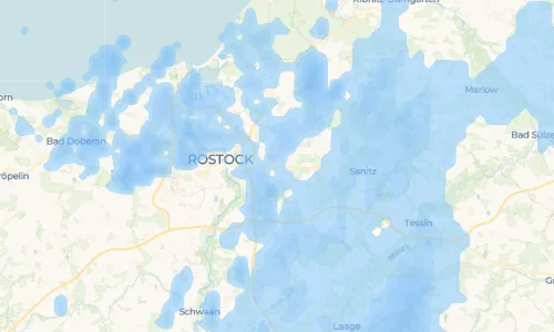 Regenradar-Vorschau: aktuelle Niederschläge in Neu Pastow und Umgebung